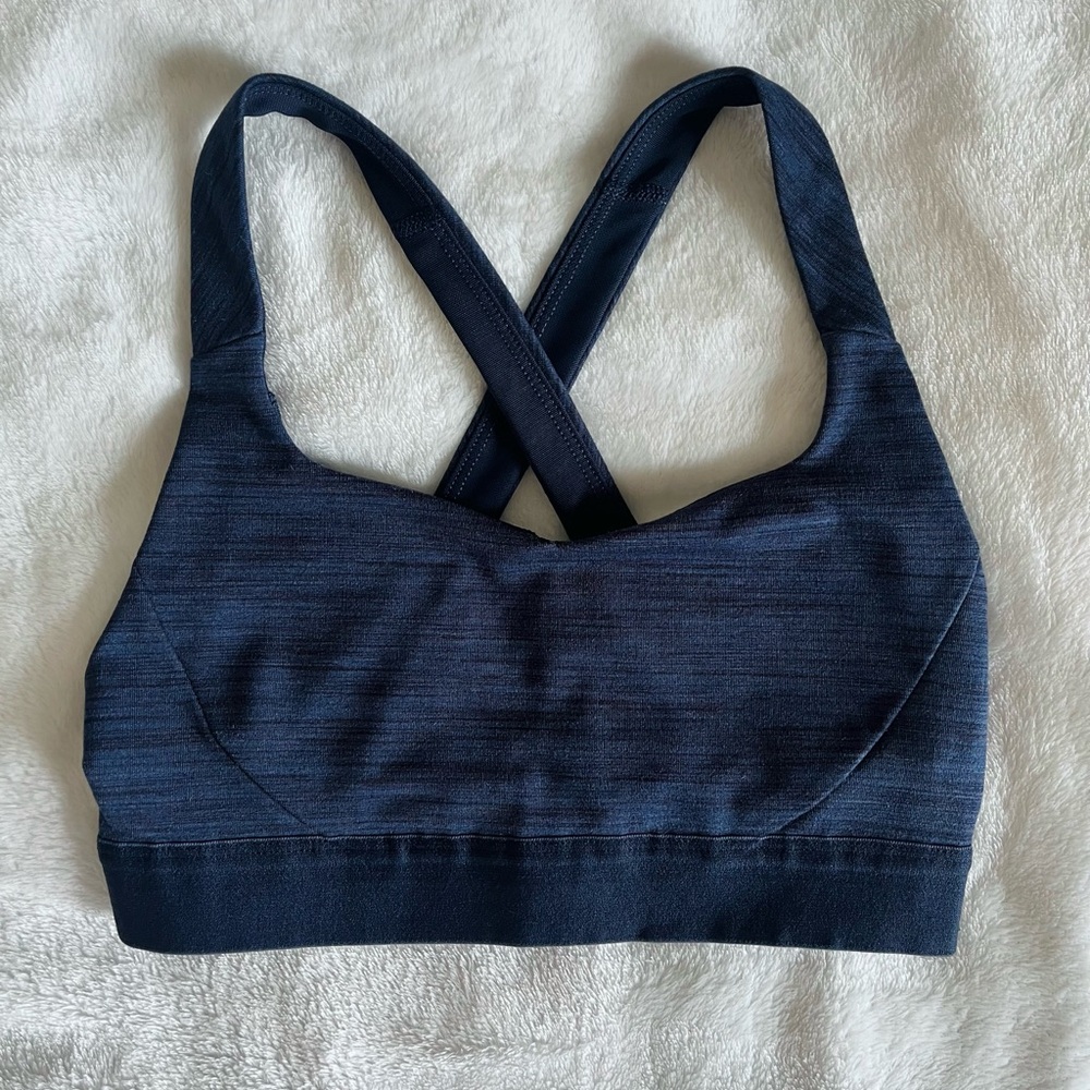 Patagonia Switchback Sports Bra XS Navy